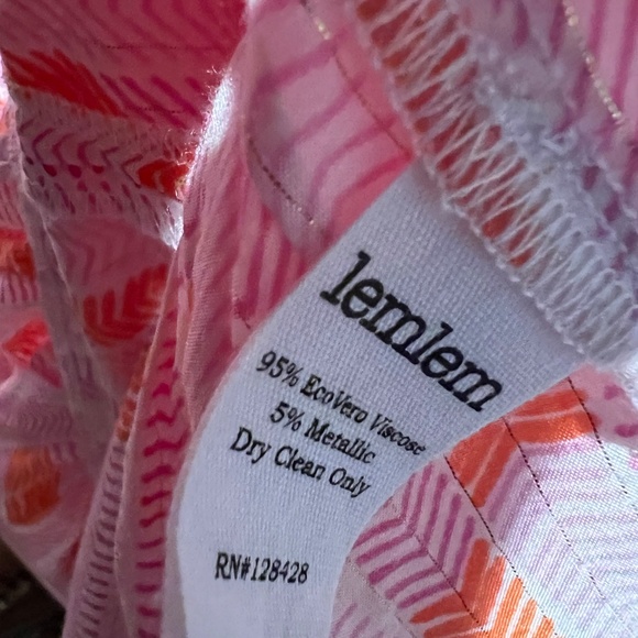 LEMLEM sundress size S, orangey peach and white. - Picture 3 of 5